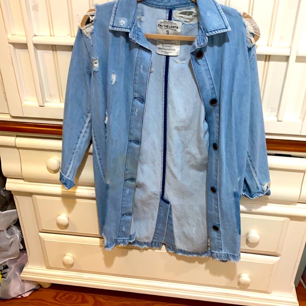 Zara Denim Duster